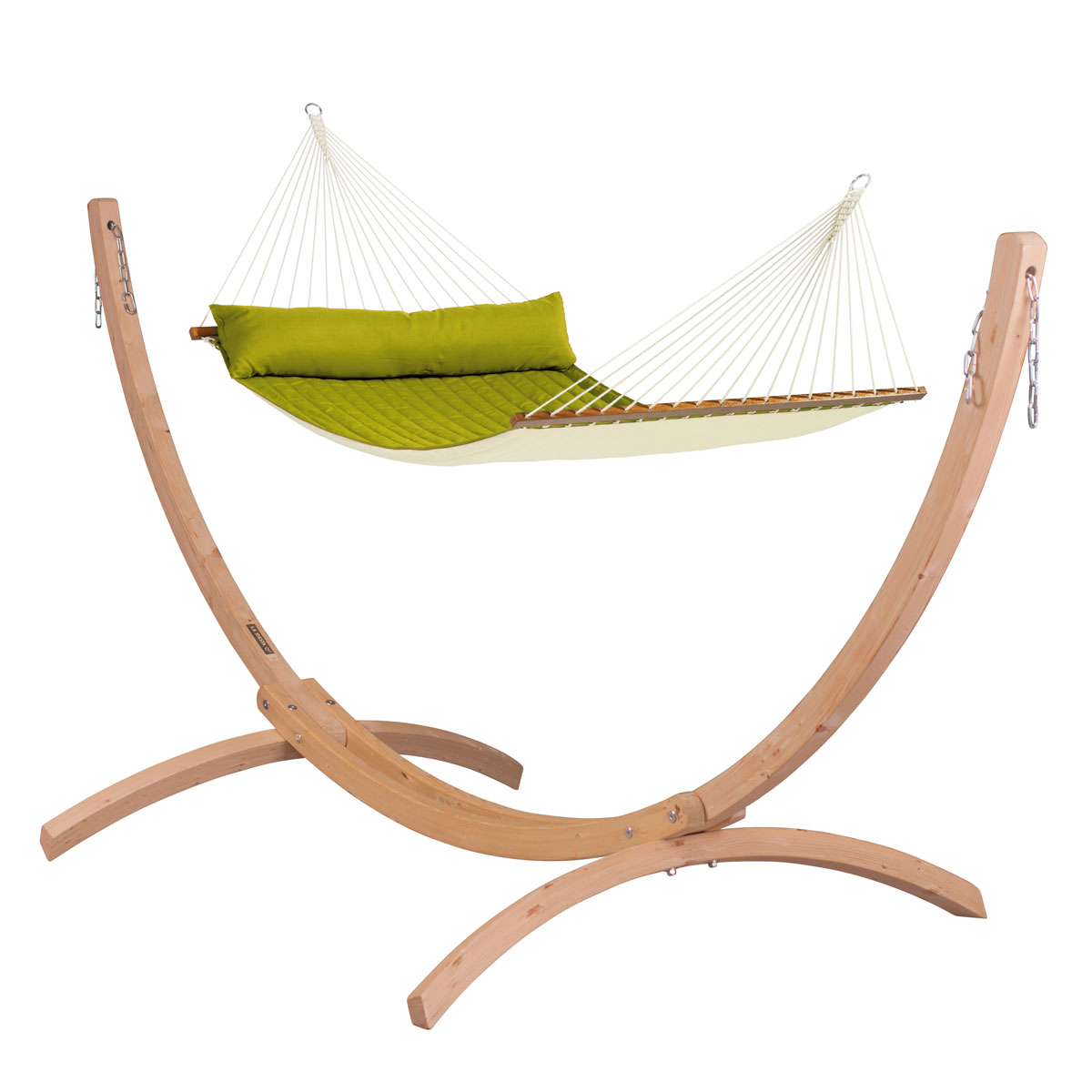 La Siesta Gefütterte Kingsize-Stabhängematte Alabama Avocado Bild 6