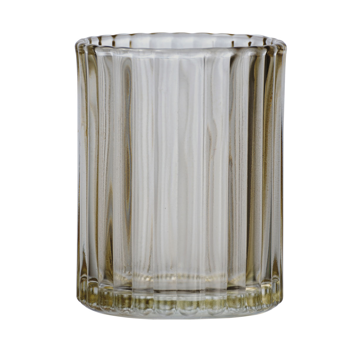 Wenko Zahnputzbecher Vetro braun Bild 1