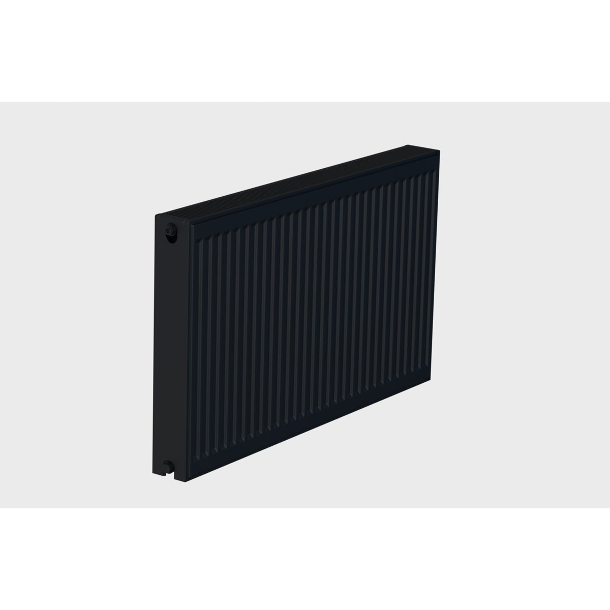sanicomfort Flachheizkoerper „Typ 22“, schwarz, 600x140-6 Set Bild 2