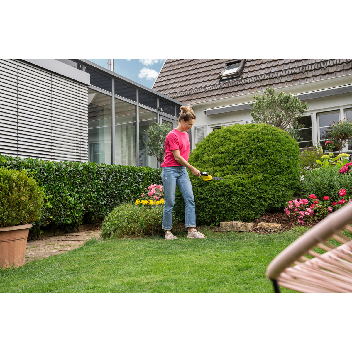 Kärcher  Akku Gras- und Strauchschere GSH 4-4 Plus Battery Set Bild 2