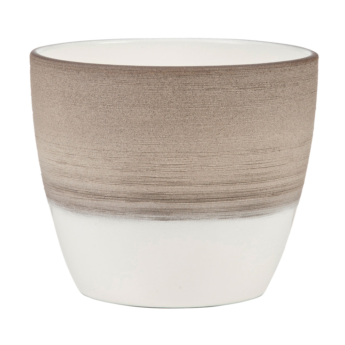 Scheurich Übertopf Espresso Cream 14 cm Scheurich Übertopf Espresso Cream 14 cm