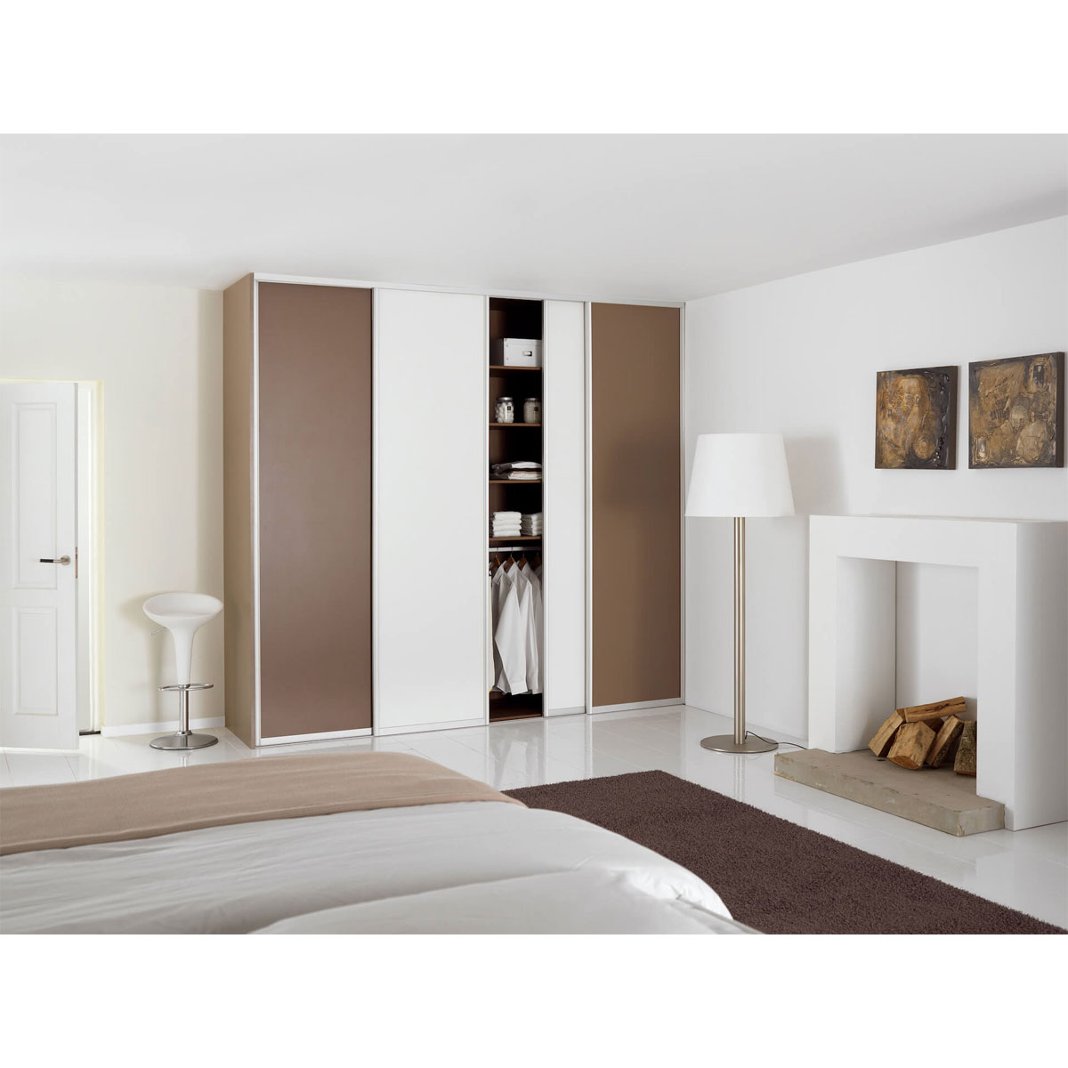 Hibitaro  Rahmenlose Nova Schiebetür auf Maß als Schrank- / Nischentür Bild 5