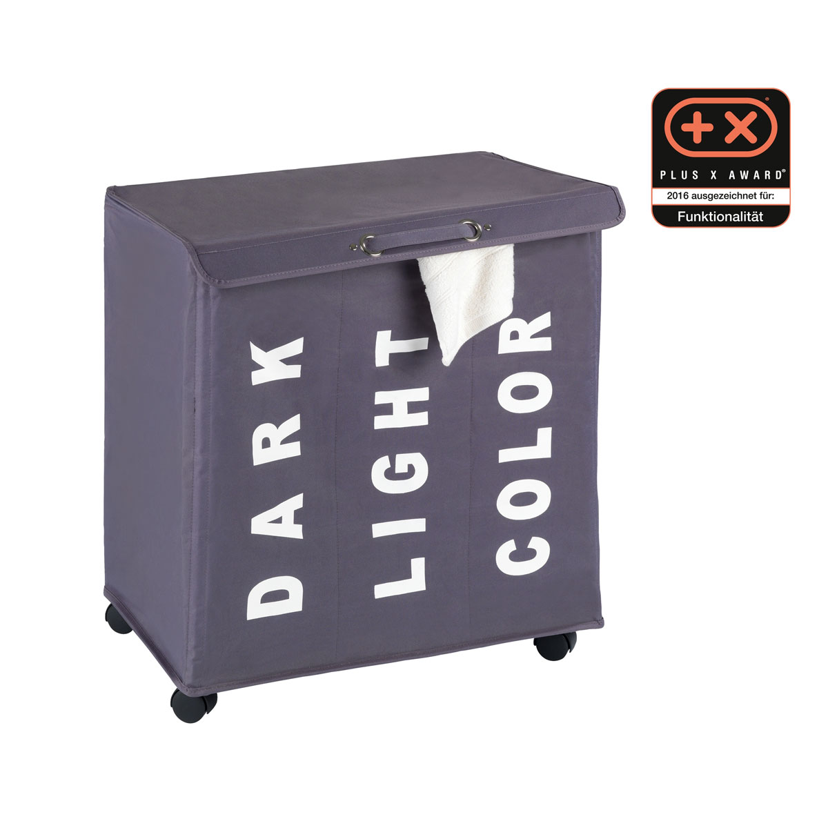 Wenko  Wäschesammler Trivo Grau Wäschekorb 116 l Bild 10