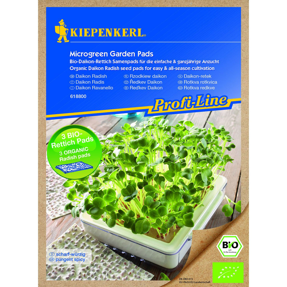 Kiepenkerl Nachfuellpads Daikon-Rettich BIO