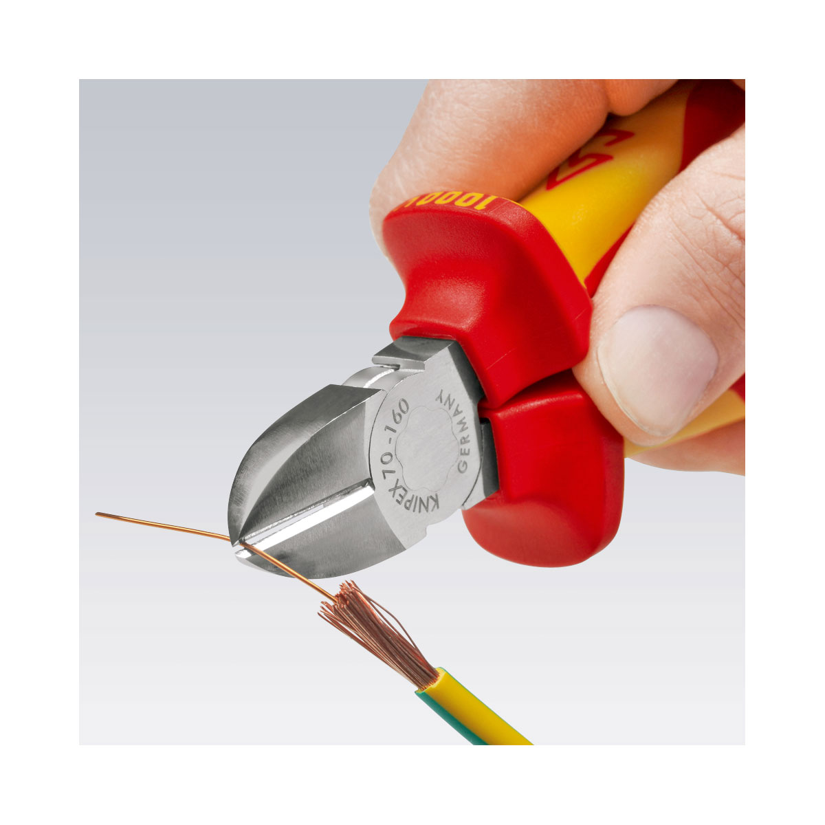 Knipex Seitenschneider VDE 16 cm Bild 3