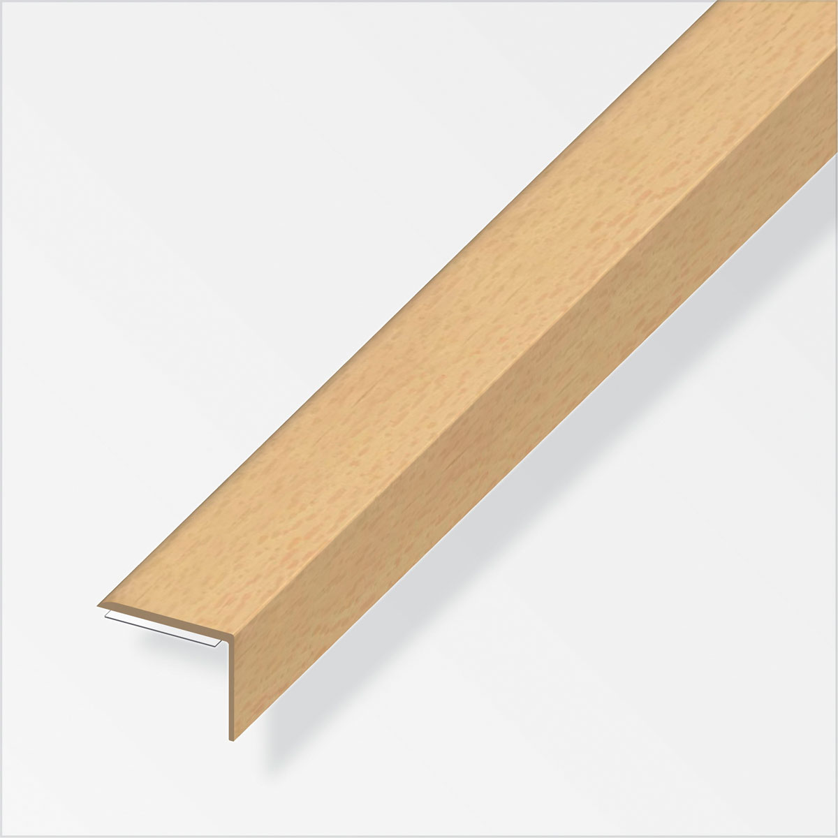 Alfer Winkel-Abschlussprofil 8 mm 1m PVC buche