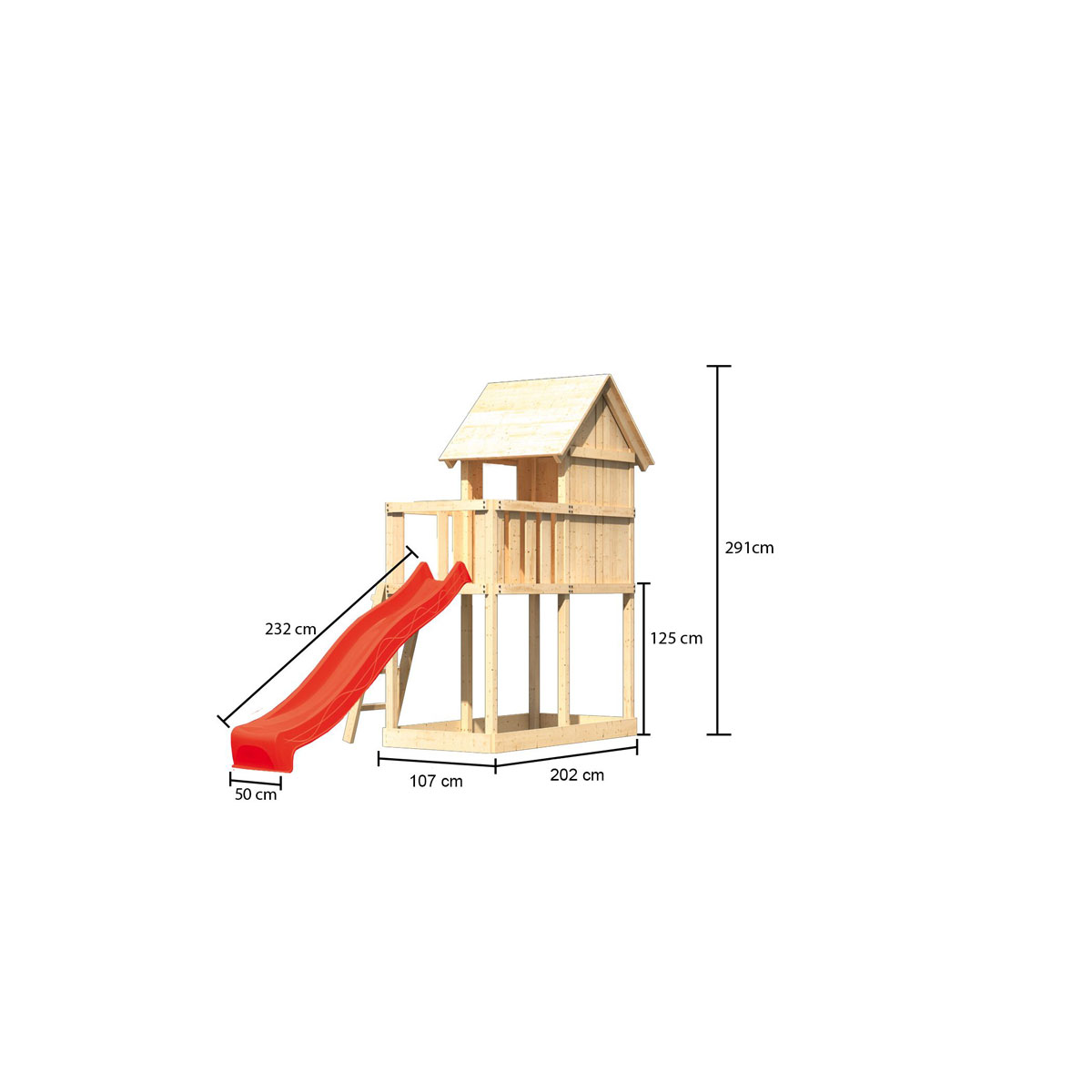 Karibu Spielturm Frieda Bild 7