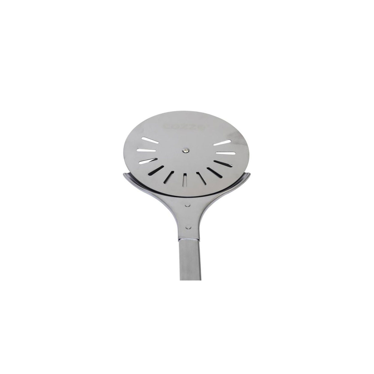 COZZE  drehbarer Pizzaspachtel Durchmesser 18 x 76 cm aus Edelstahl Bild 4