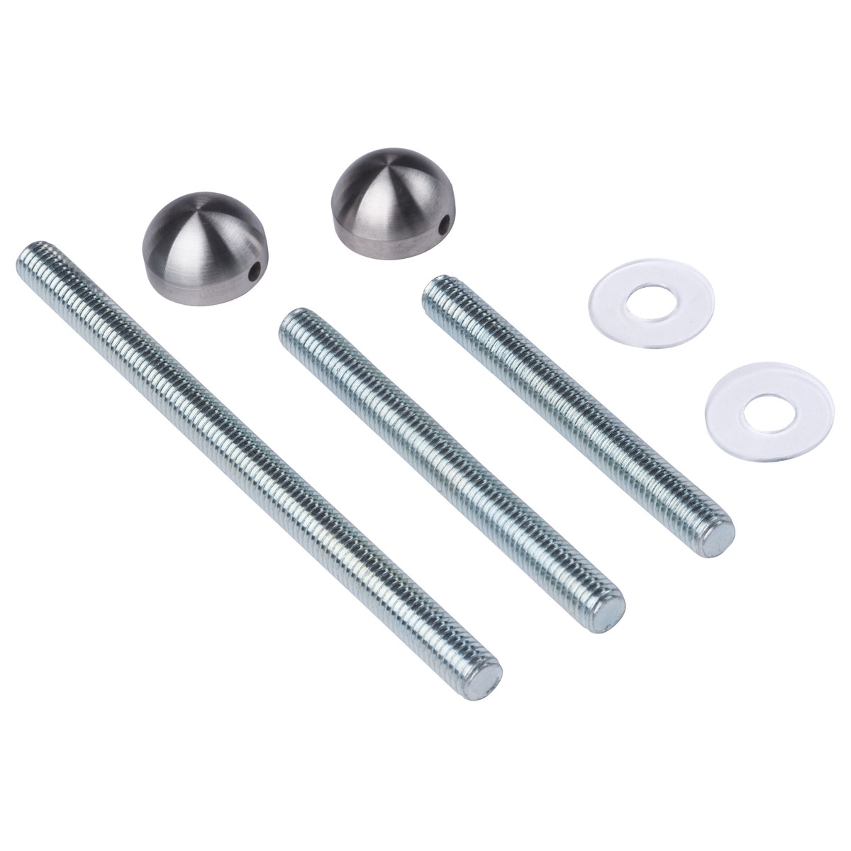 Alpertec Befestigungsset für 2 Stoßgriffhalter einseitig