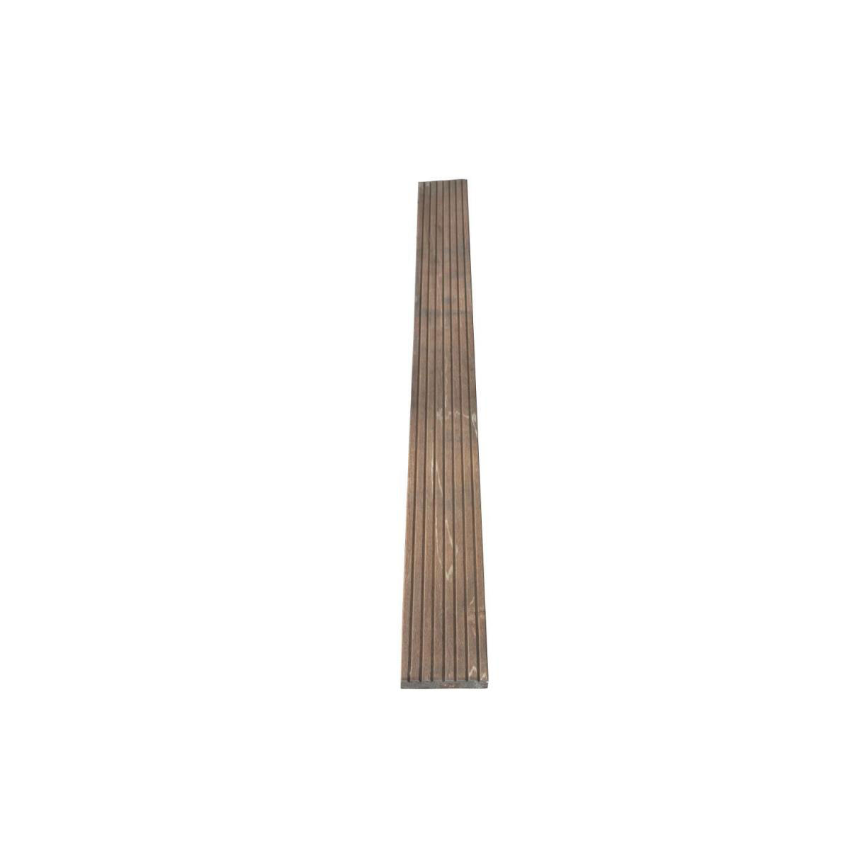 Terrassendiele Bangkirai genutet/geriffelt 183 x 14,5 x 2,1 cm