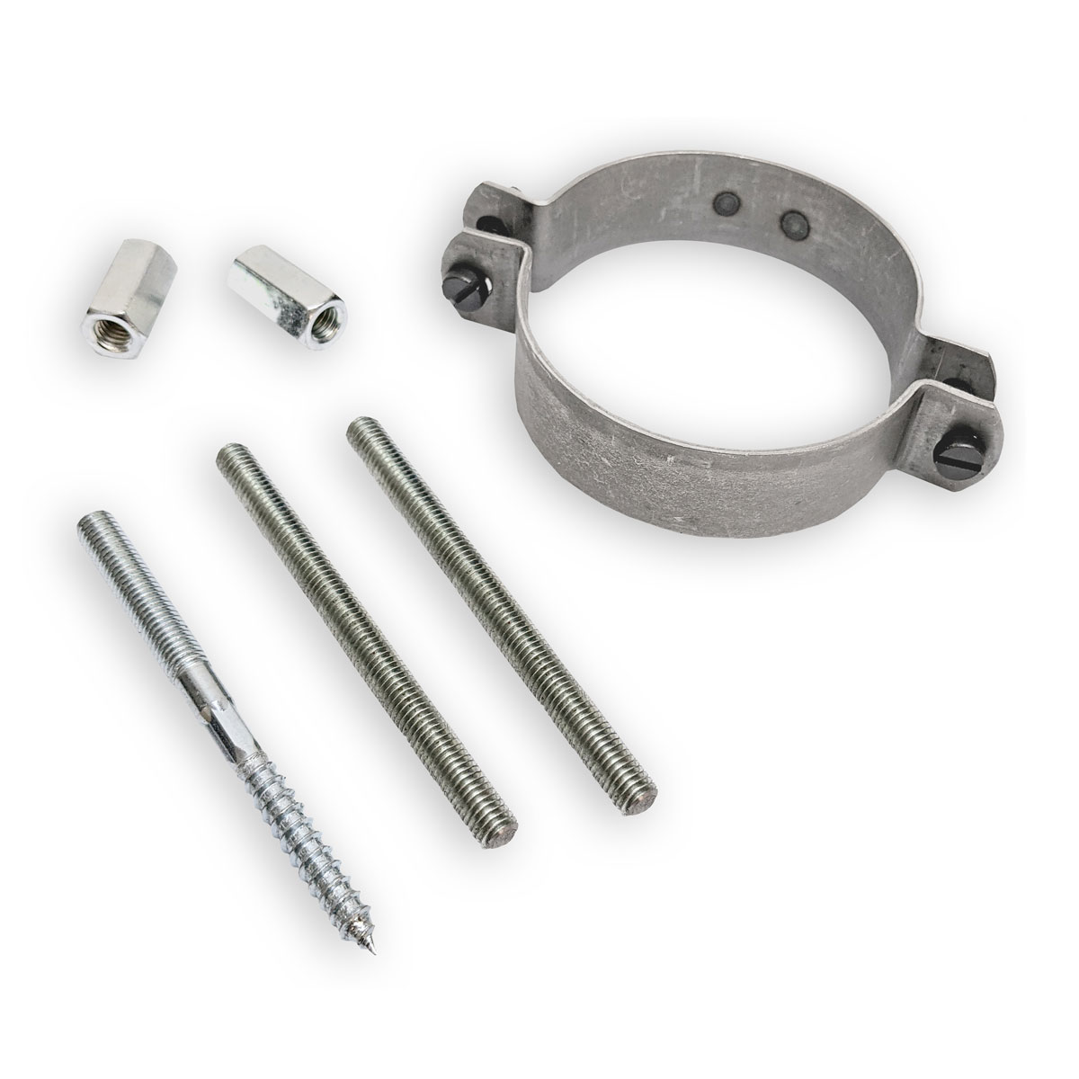 Rohrschellen-Set für Pelletofenrohr Durchmesser 80 mm Wand-/Deckenbefestigung Rohrschellen-Set für Pelletofenrohr Durchmesser 80 mm Wand-/Deckenbefestigung