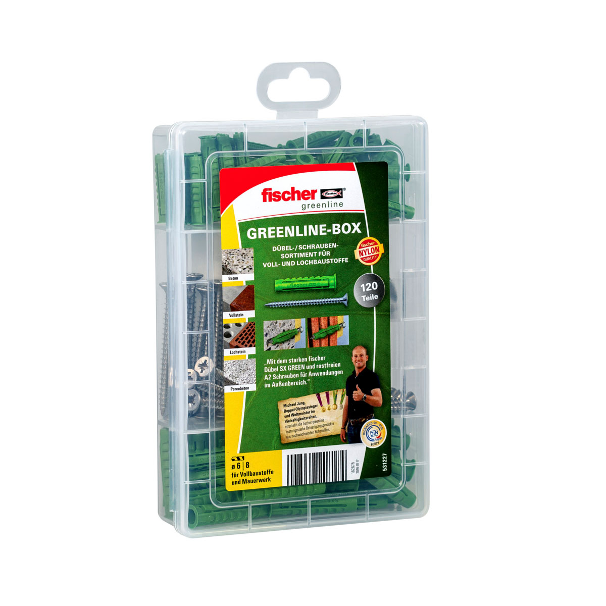 Fischer Sortimentsbox Greenline Spreizdübel 120-teilig Bild 1