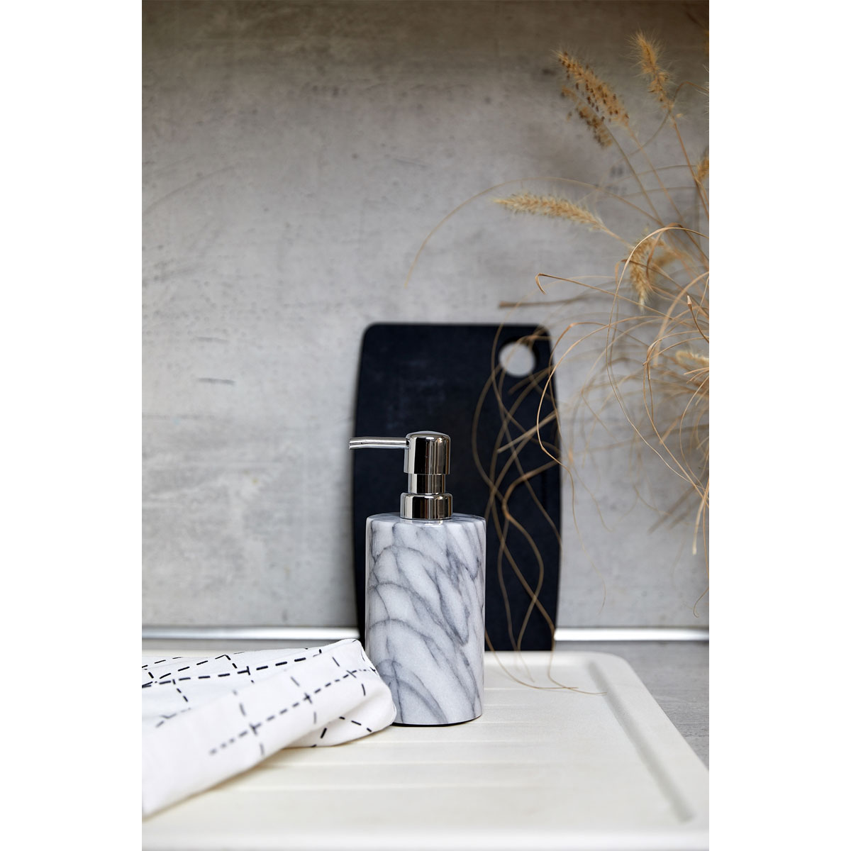 Wenko  Seifenspender Onyx aus Marmor 230 ml Bild 3
