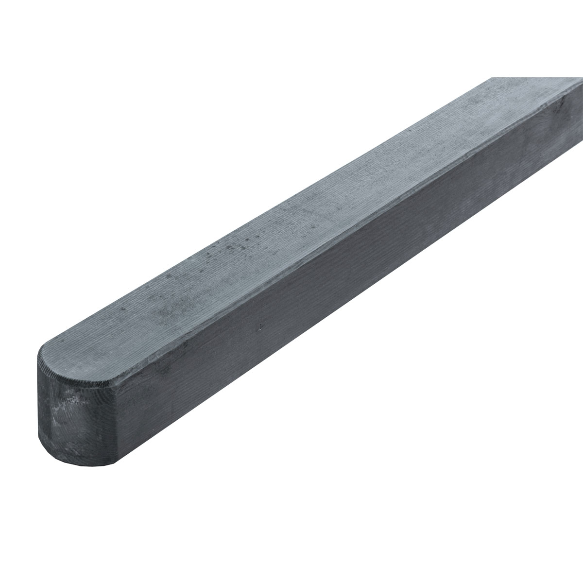 Pfosten 9 x 9 x 100 Kiefer dunkelgrau gebeizt für Dichtzaun Bild 2