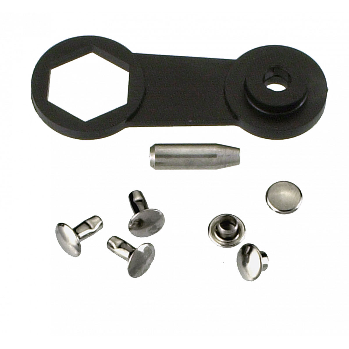 Metrax Hohlnieten 7 mm vernickelt