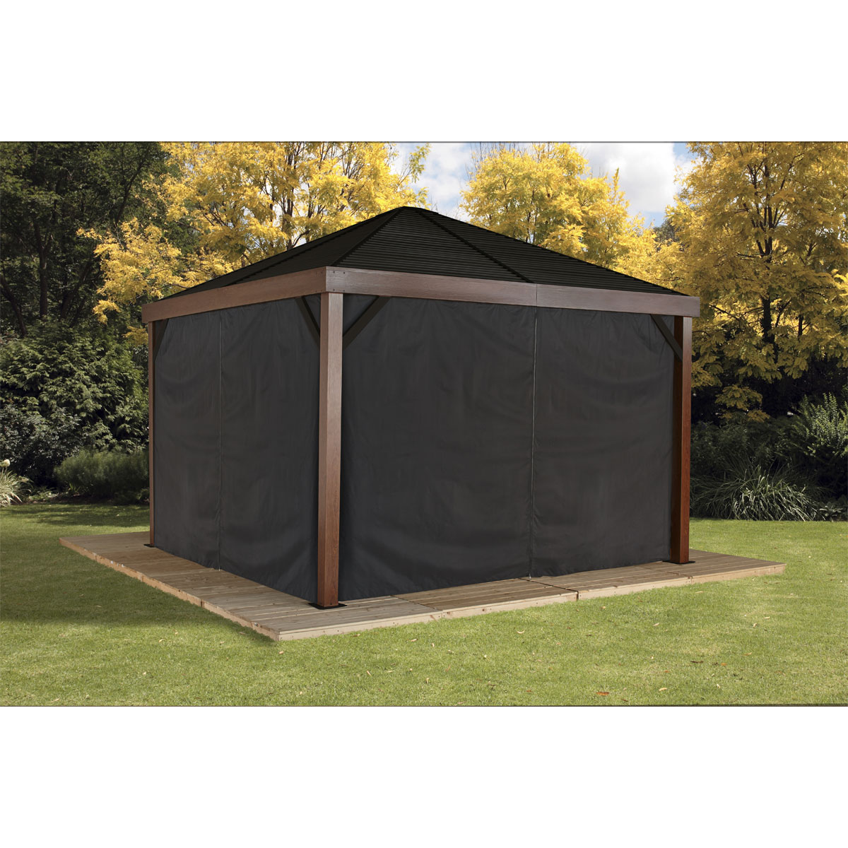 Sojag Vorhang-Set für South Beach & Valencia 1212 Schwarz Bild 2