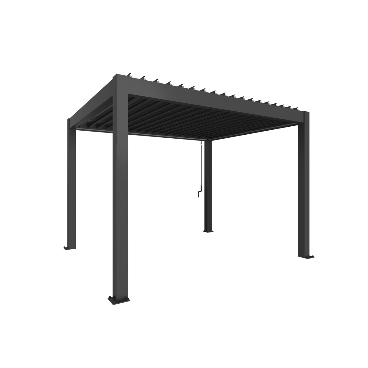 Biohort Pergola Gr. 3,5 x 3 dunkelgrau-metallic