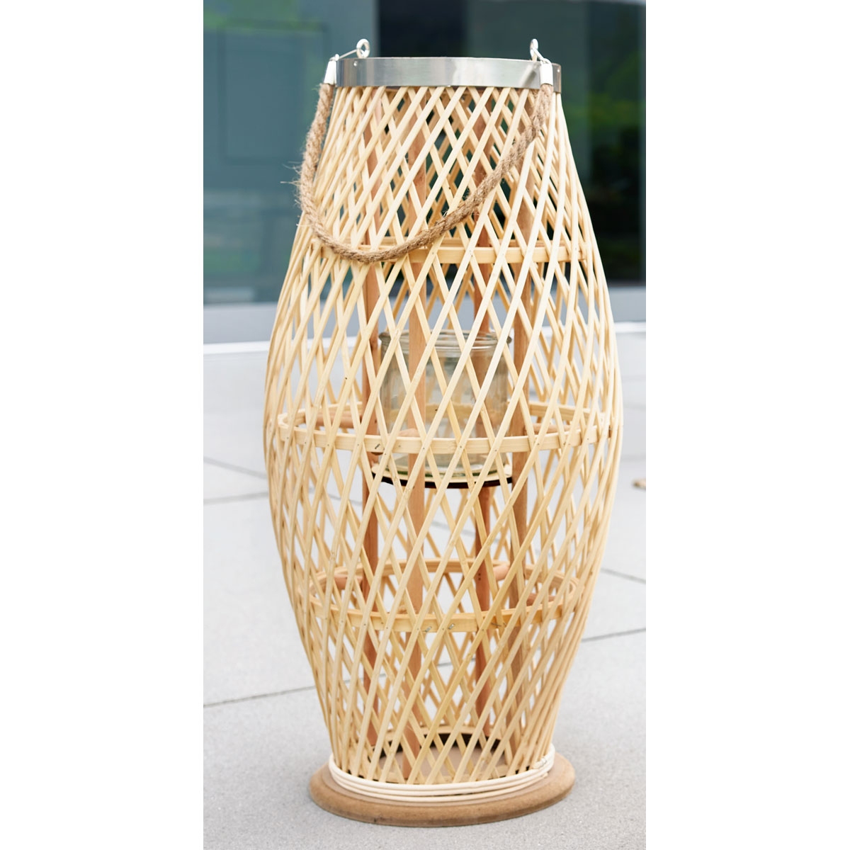 Laterne Boho 25 x 25 x 55 cm