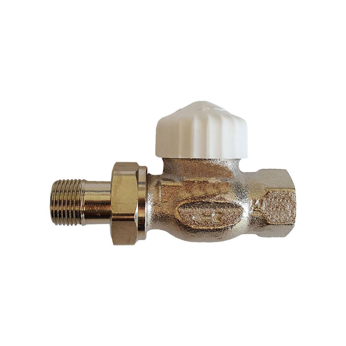 Heimeier Thermostatventil Unterteil V-Exakt II 3/8" Durchgang vernickelt Heimeier Thermostatventil Unterteil V-Exakt II 3/8" Durchgang vernickelt