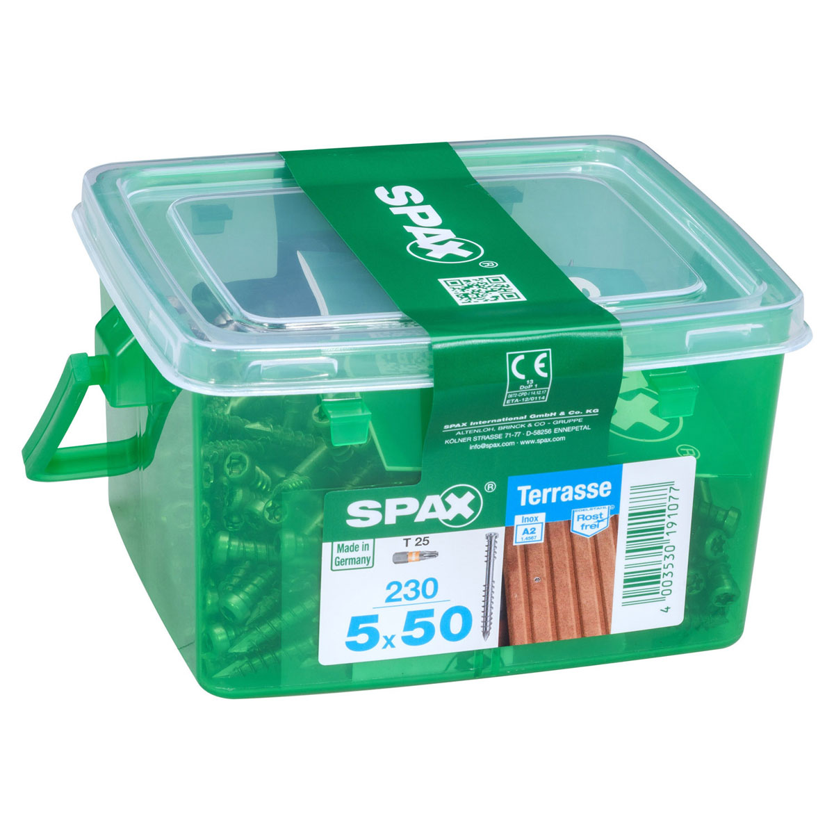 Spax Terrassenschrauben Zylinderkopf selbstbohrend 5 x 50 mm