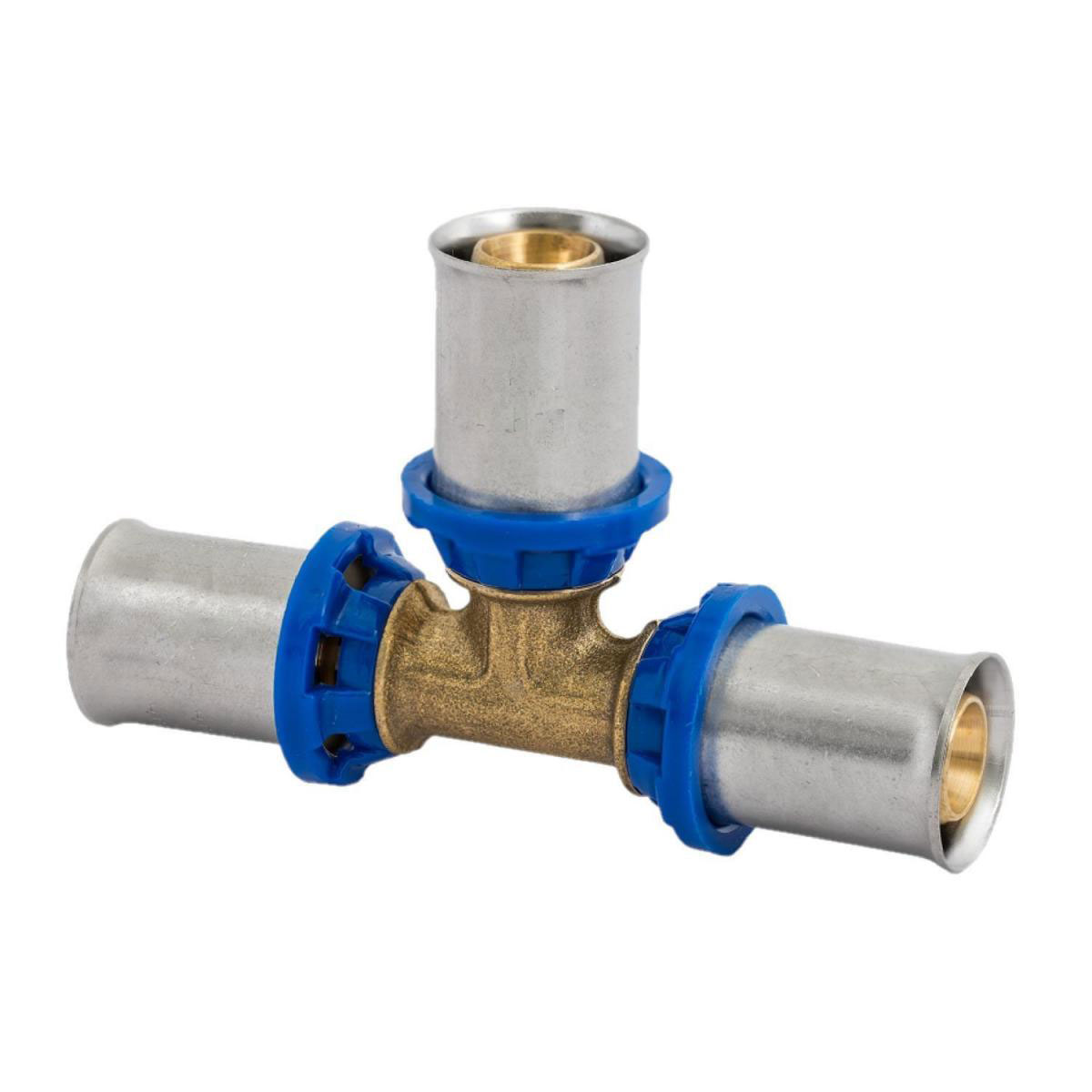 Kirchhoff T-Stück Pressfitting für Mehrschicht-Verbundrohr 16 mm Bild 1