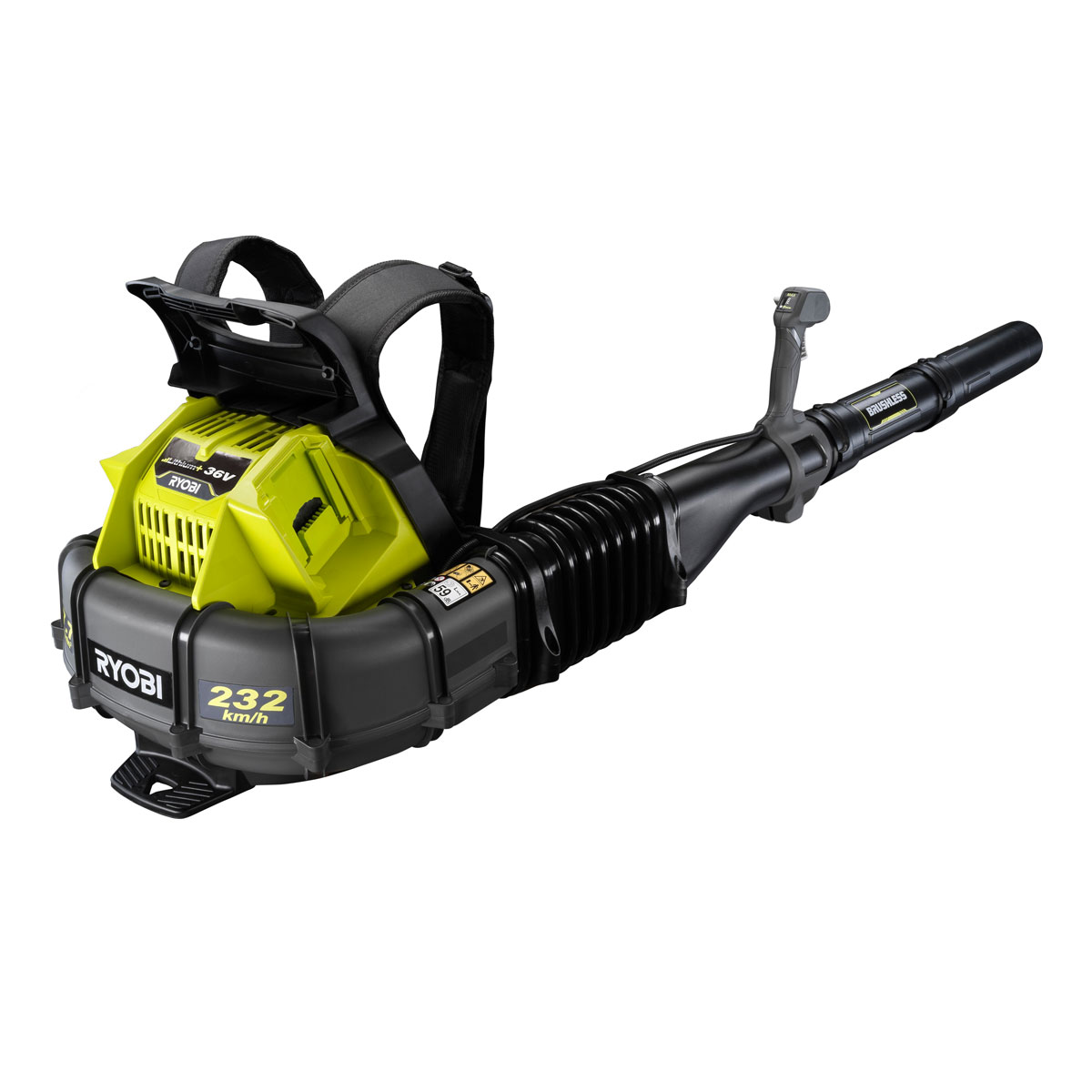 Ryobi  Akku-Laubbläser RY36BPXA-0 ohne Akku und Ladegerät Bild 1