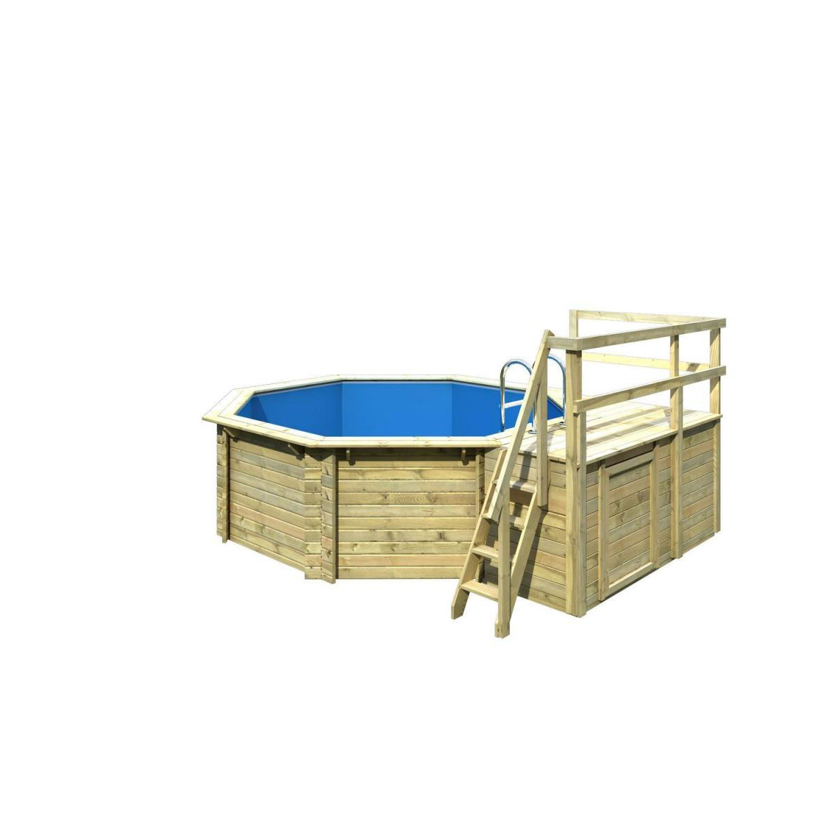 Karibu Pool 1 Variante C inkl Sonnenterrasse Bild 2