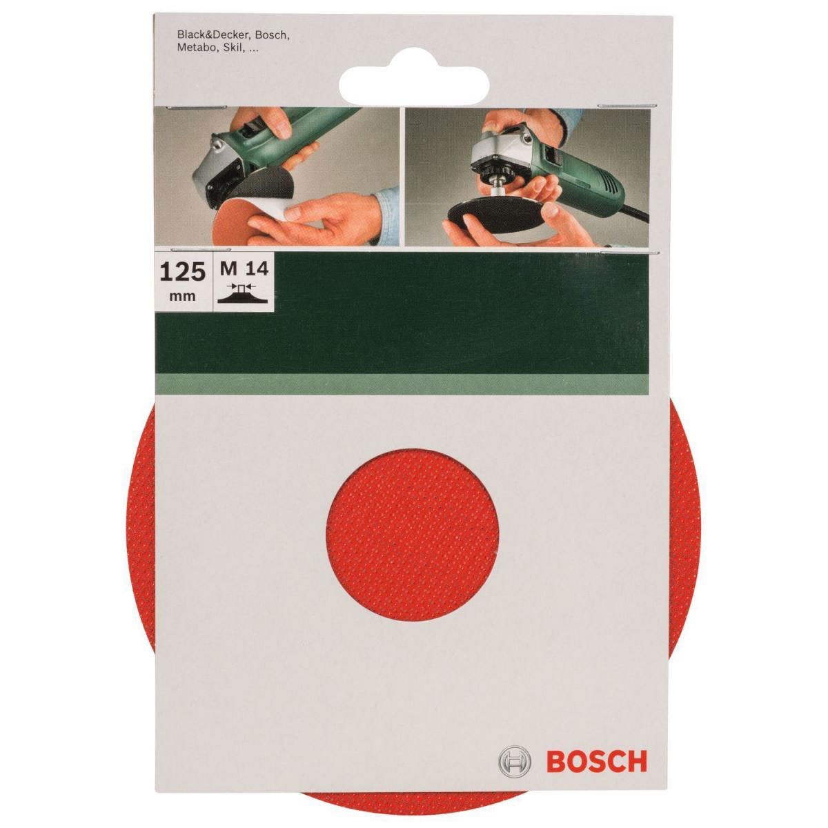 Bosch  DIY Gummischleifteller Durchmesser 125 mm Bild 2