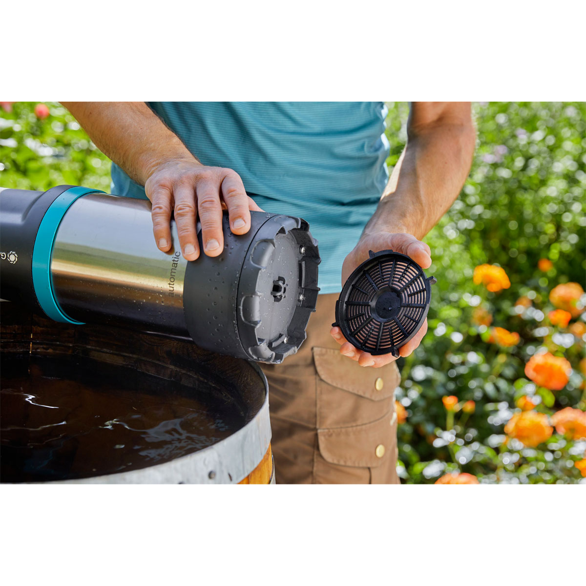 Gardena  Regenfasspumpe 4700/2 Inox Automatik Bild 5