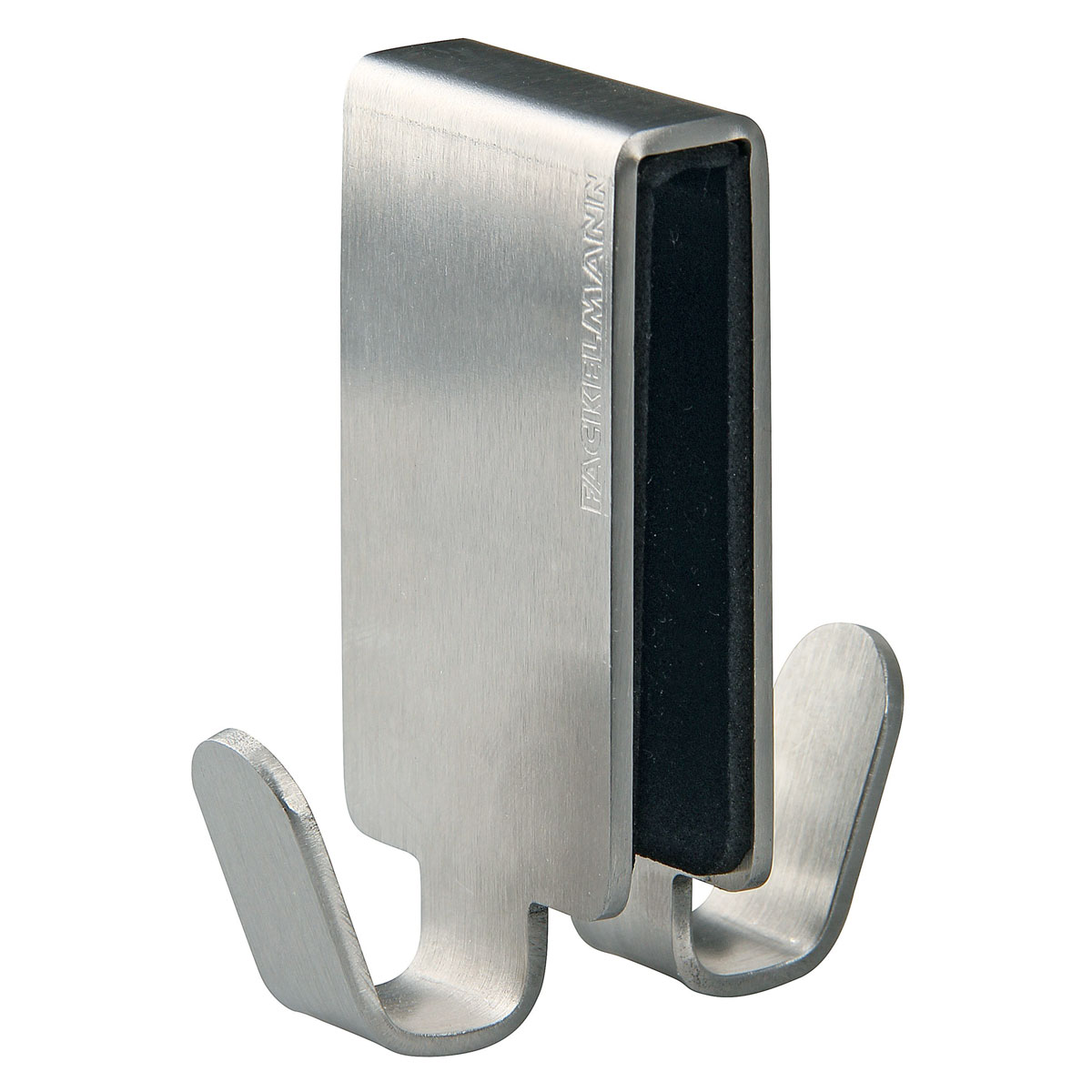 Fackelmann Doppelhaken für Glasduschwand Edelstahl Bild 1