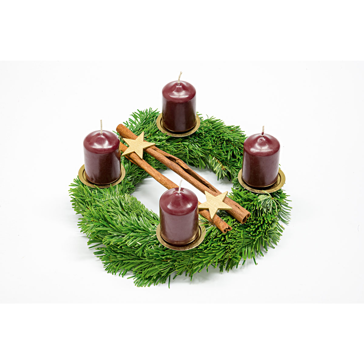 Plantiflor  Adventskranz klassisch Durchmesser 30 cm 4 Kerzen Bild 3