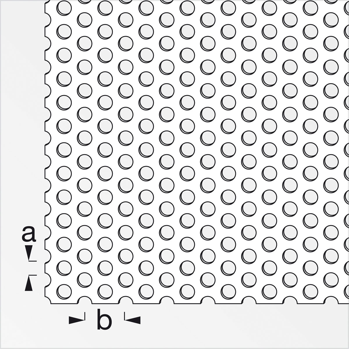 MyTool Rundlochblech 12 x 100 x 1,5 mm silber Bild 2