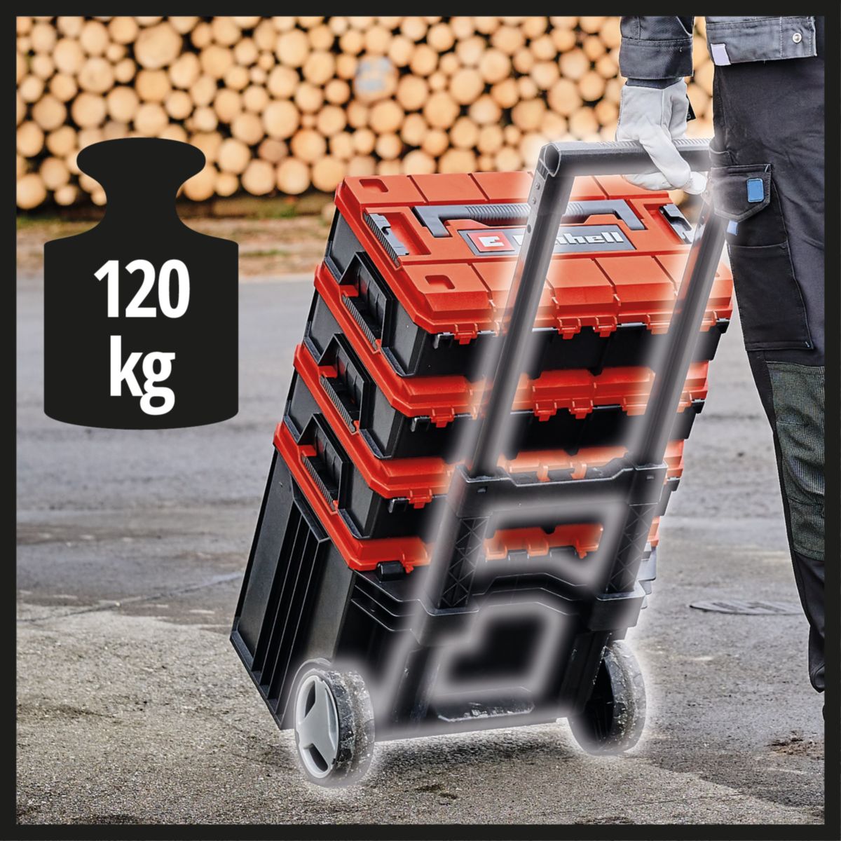 Einhell  Systemkoffer E-Case Tower Bild 2
