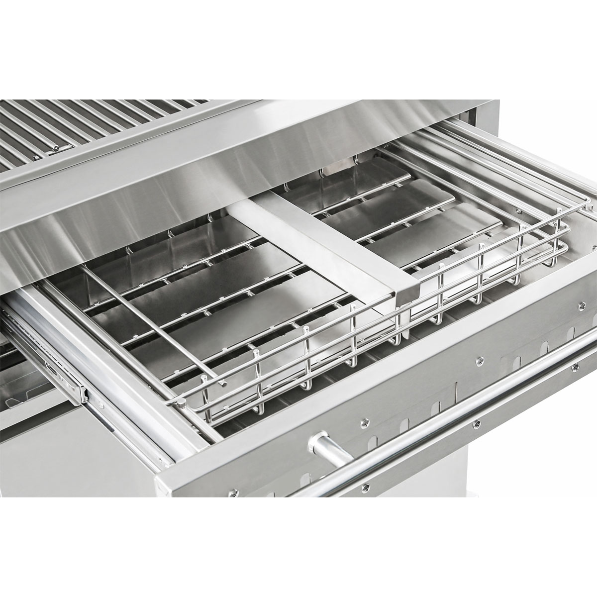 Edelstahl-Erweiterungsmodul Holzkohlegrill MGK-400 Premium Bild 3