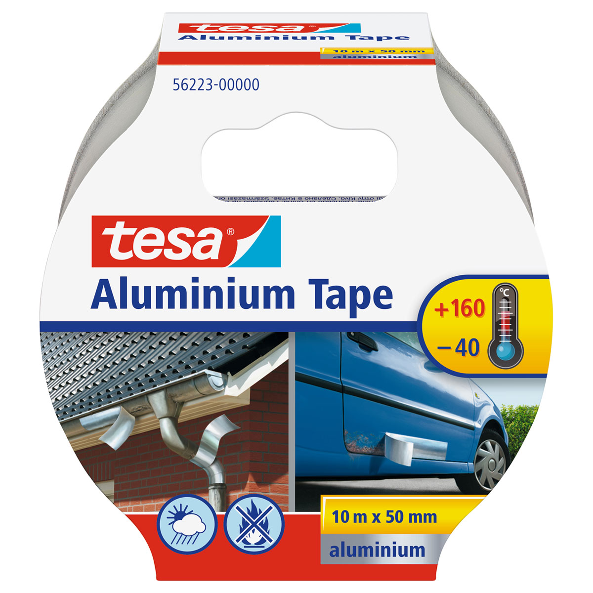 Tesa Aluminium tape 10m x 50 mm Bild 1