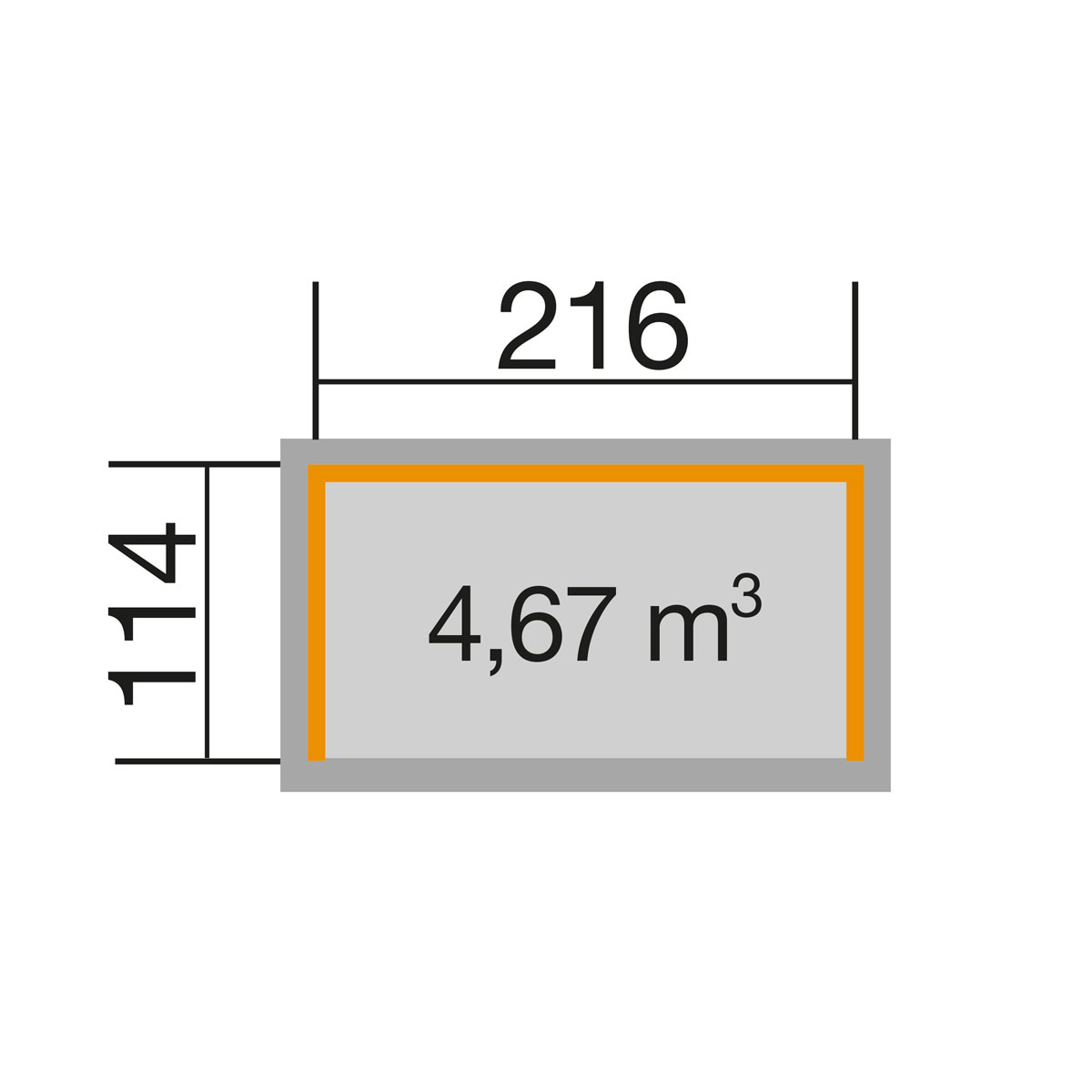 Weka Brennholzlager 663 B Größe 1 Bild 4
