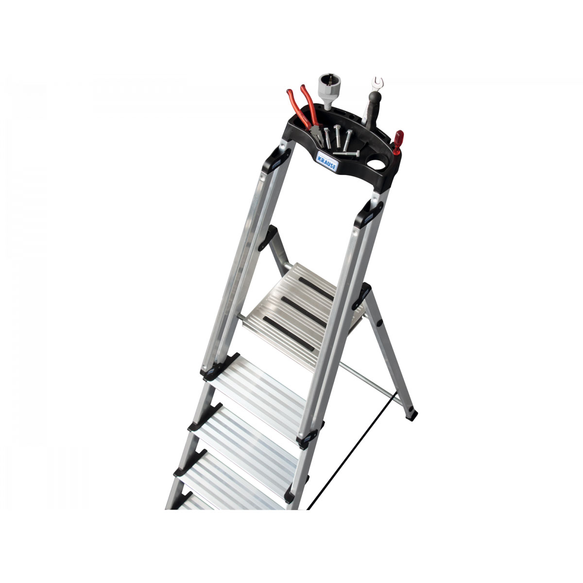 Krause Stufen-Stehleiter Sepuro inkl Handlauf 8 Stufen Bild 2