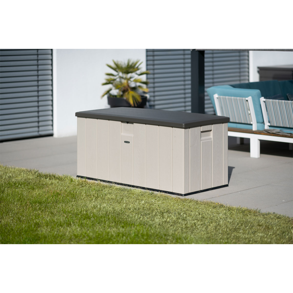 Lifetime Kissenbox 570 L 71,9x150,7x69,1cm Lichtgrau Bild 2