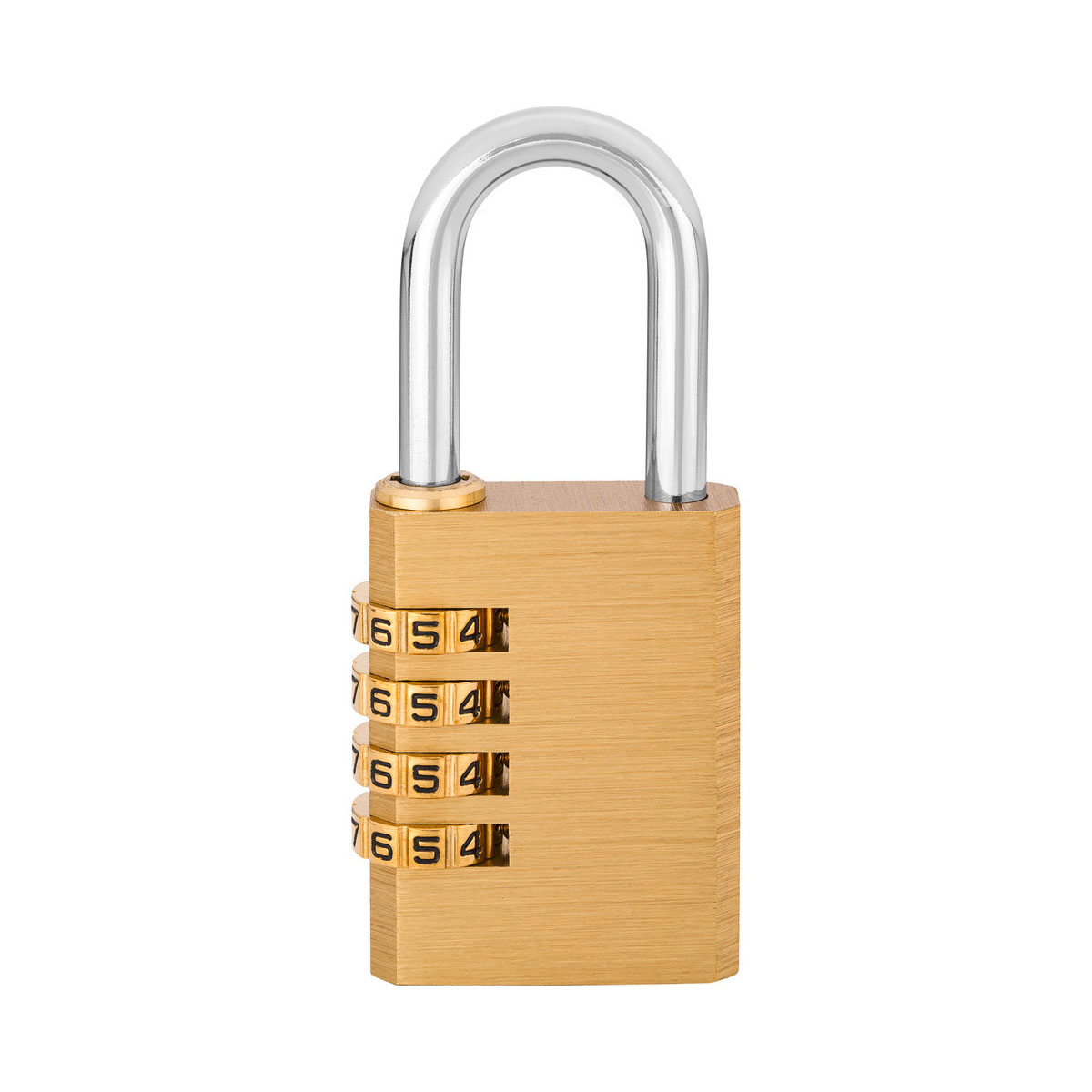 Burg Wächter Zahlen-Vorhängeschloss Combi 80 90 39,8 x 90 x 15,8 Messing 39,8 x 90 x 15,8 Bild 4