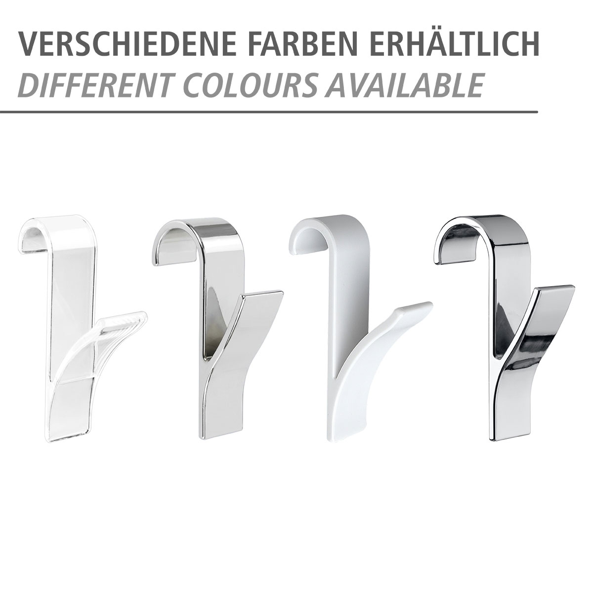 Wenko Haken für Handtuchheizkörper chrom 2er Set Bild 5
