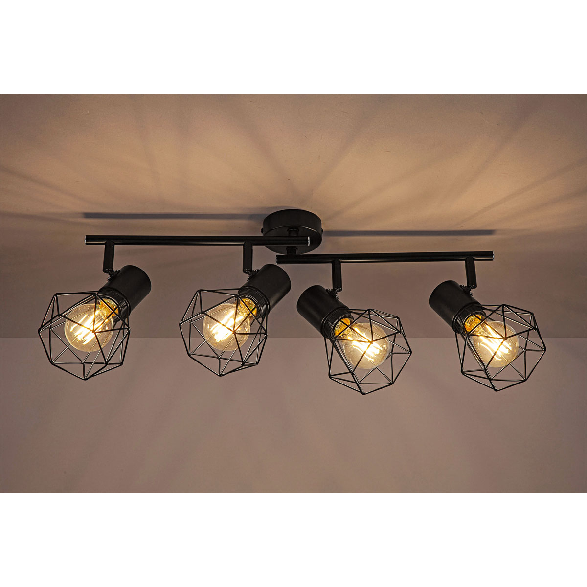 Flector Spotserie Tabea 4-flg schwarz 60,5 x 18 x 17,5 cm Bild 3