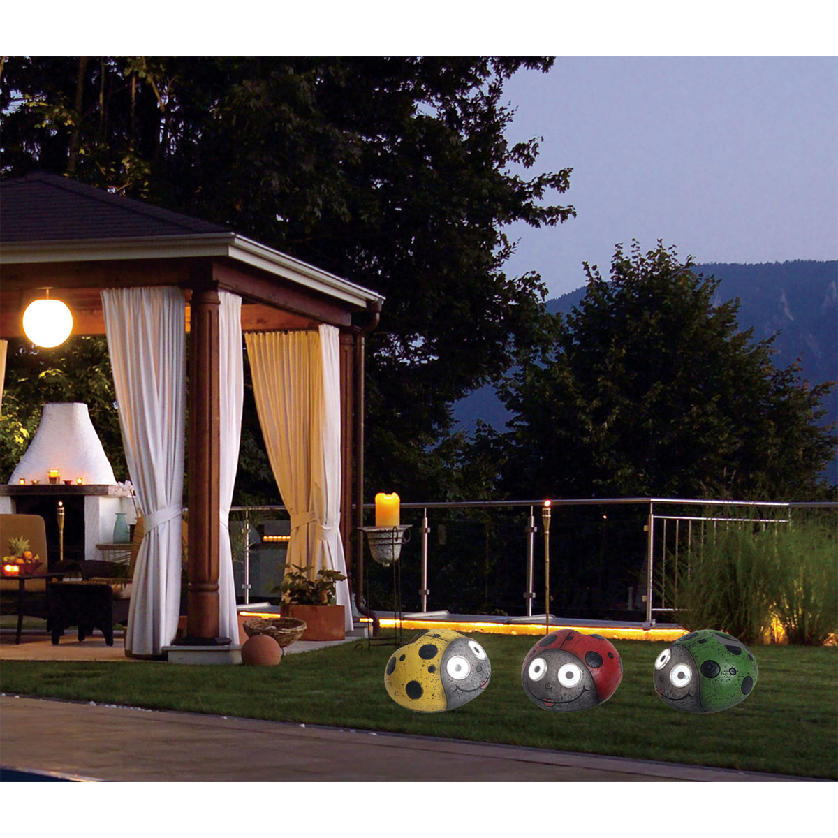 Flector Garten LED-Solar-Dekotier Marry bunt Bild 2