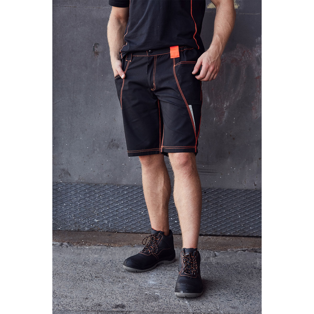 Terrax Workwear  Herren Shorts schwarz Bild 3