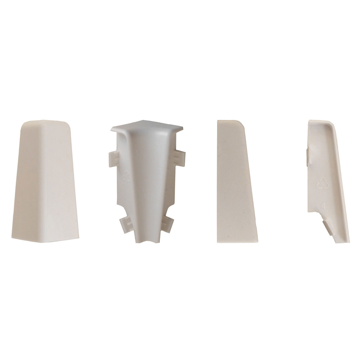 Basic Leistenzubehör weiß, 6 Stück Bild 1