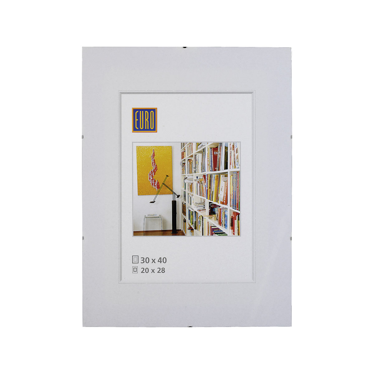 Bilderrahmen 30 x 40 cm weiß rahmenlos Bilderrahmen 30 x 40 cm weiß rahmenlos