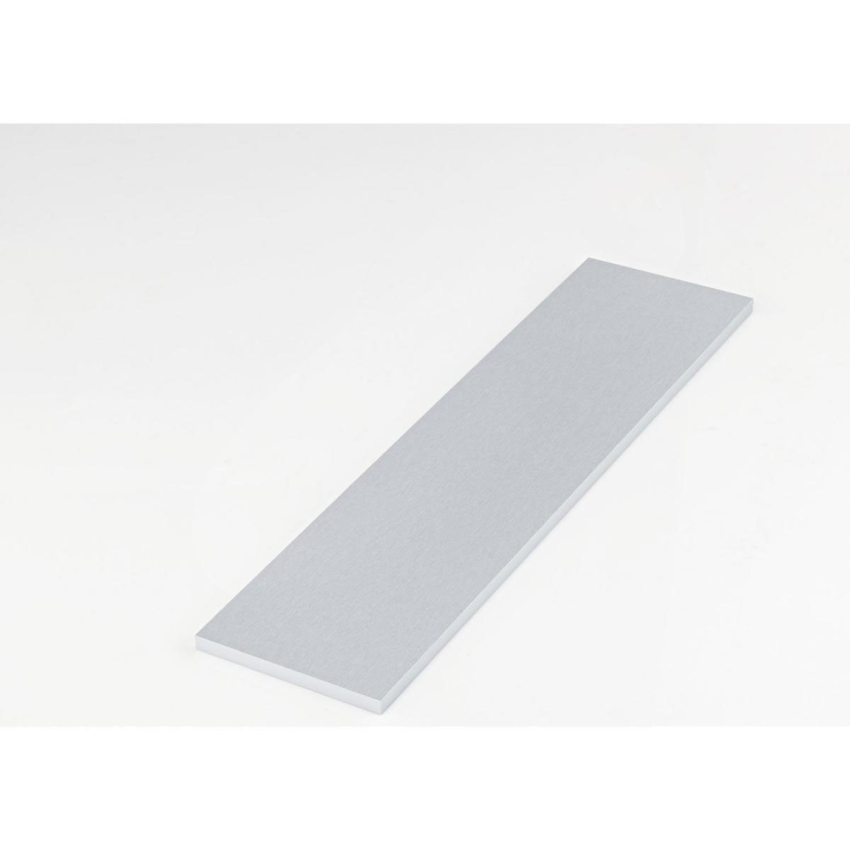 Regalboden Edelstahlgrau 800 x 200 x 16 mm