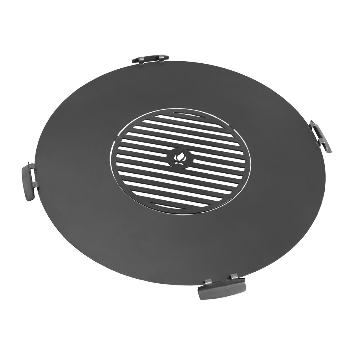 CookKing Grillplatte mit Grillrost 78cm Schwarz Bild 1