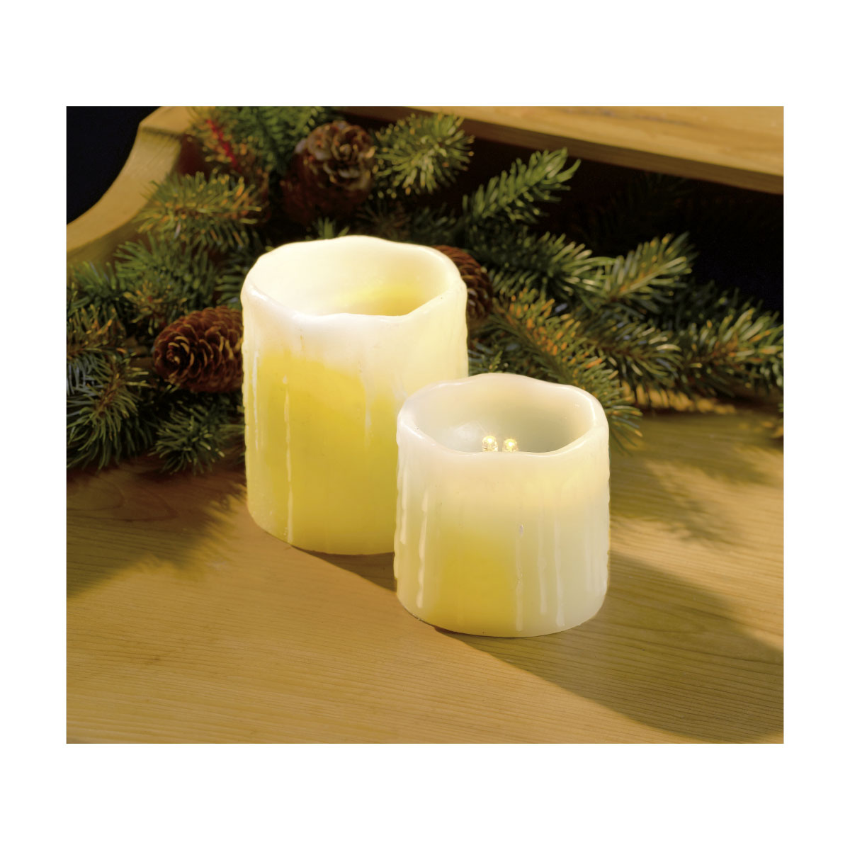 Ambientis LED-Kerze aus Echtwachs Bild 2