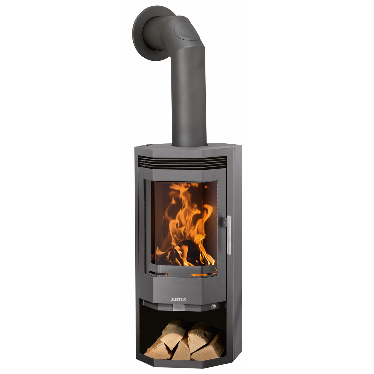 Kaminofen Usedom 5 D Stahl Gussgrau