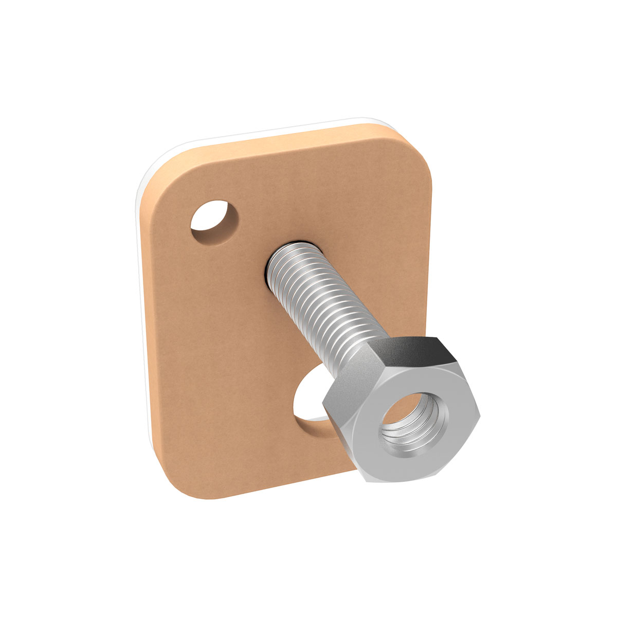 Tesa Klebeschraube für Mauerwerk viereckig 2 Stück Traglast 2 x 2,5 kg Bild 2